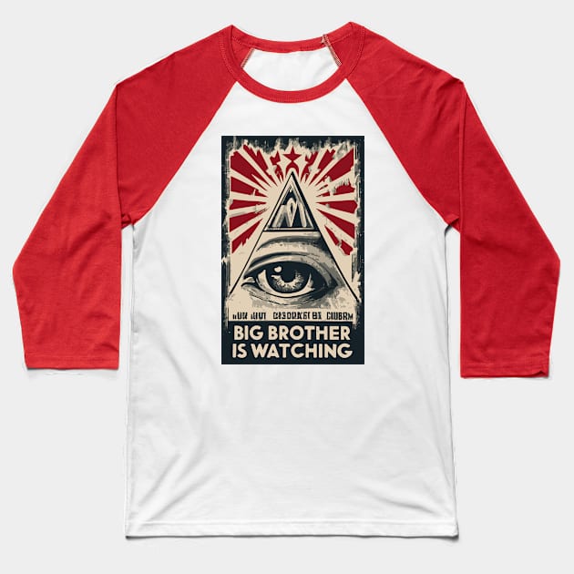 Big brother is watching Baseball T-Shirt by Scar